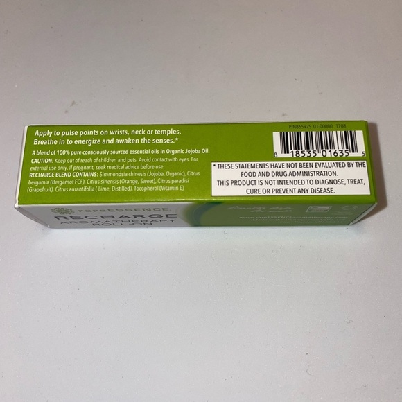 RareEssence Recharge  Aromatherapy Roll-On Citrus Blend  NWT - Picture 3 of 4